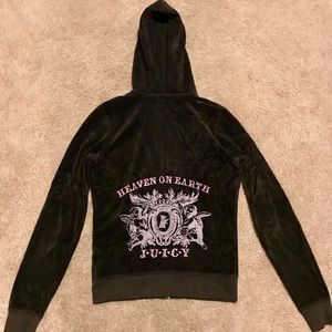 Juicy couture chocolate velour jacket